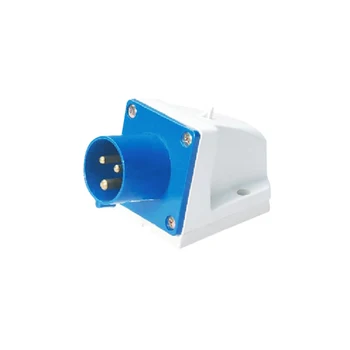 

32A 3Pin industrial implement socket connector SF-523 surface mounted appliance socket 220-240V~2P+E cable connector IP44