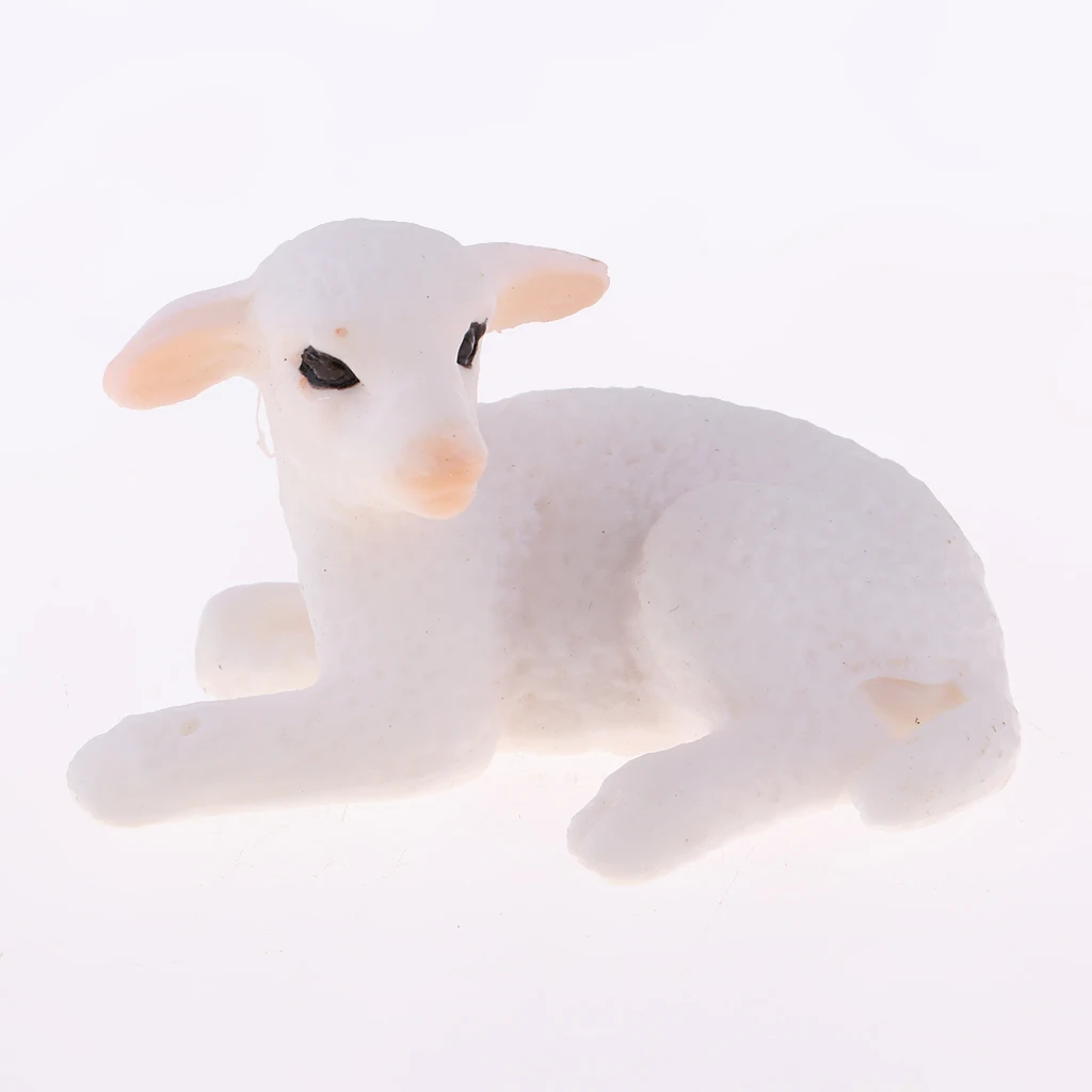 Farm Animals Figurines Toys Simulation Farm Animals Toy Sets Mini Plastic Figures Models Dollhouse Farm Life Scenes Decor