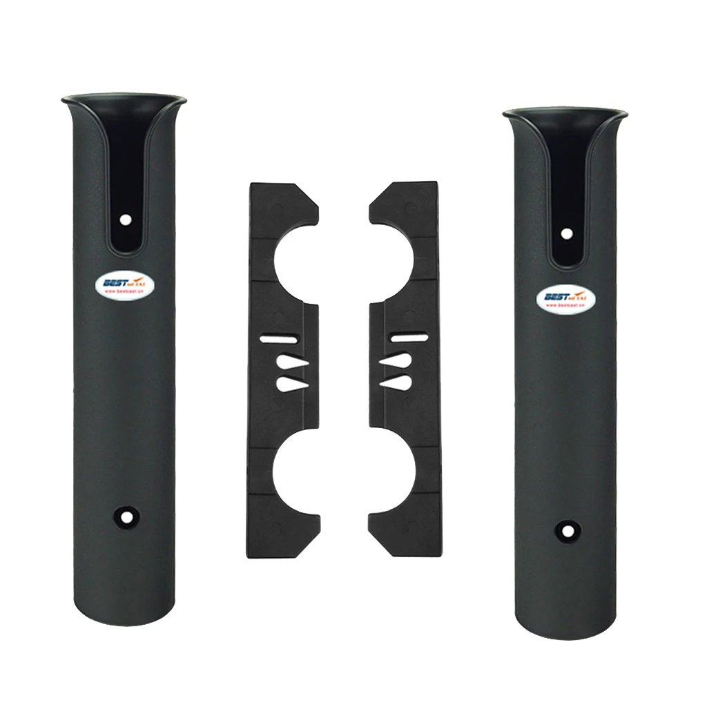 High Quality Newest Boat Yacht 2 Pole Tube Rack Mounting Bracket Happy Fishing Water Sports Rowing Boat Accessories
