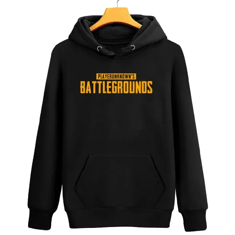  [STOCK]2018 Game PUBG Playerunknown's Battlegrounds Cosplay Winter Thicken Hoodies For Halloween Fr