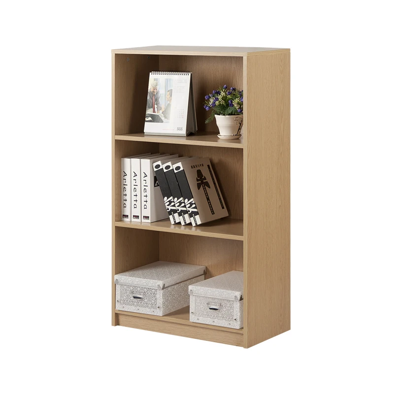 Free Shipping Cheap New Wooden Bookcase Three Grid Lockers Modern