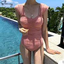 Женский летний купальник женский на бретельках без спинки цельный облегающий купальник однотонный сексуальный купальный костюм бикини мягкая пляжная одежда