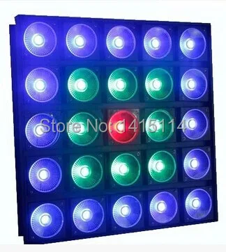 

High power led 25pcs*30w RGB 3 IN 1 COB LED Matrix light led blinder dmx disco lighting with flight case can single control