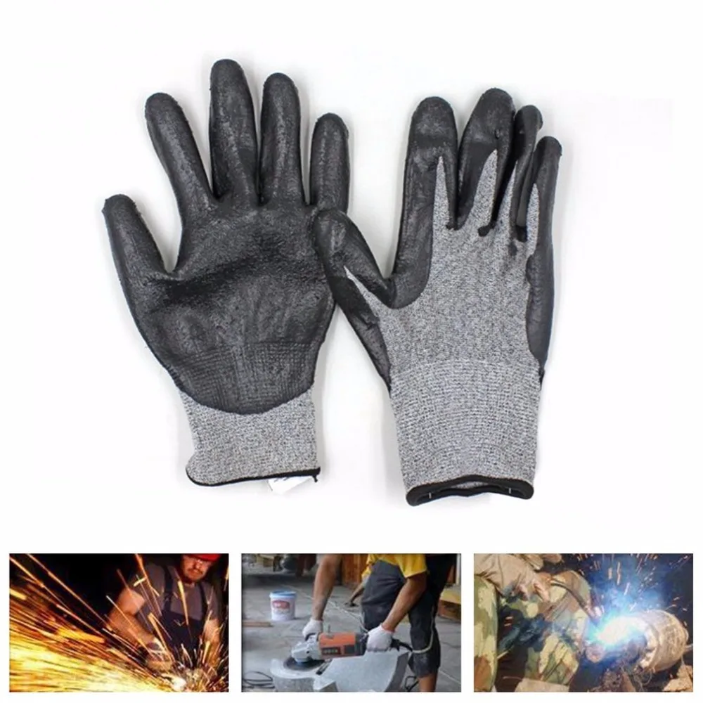 

Work Gloves PU Men Working Welding Gloves Safety Protective Garden Sports MOTO Wear-resisting Gloves