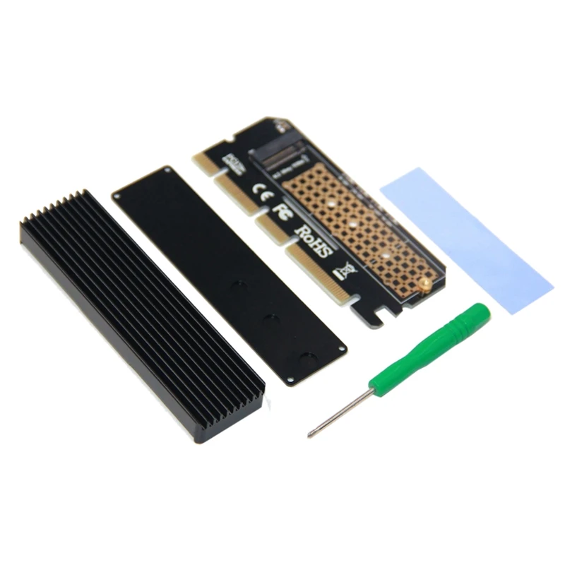 M.2 NVMe SSD NGFF в PCIE 3,0X16 адаптер M ключ интерфейсная карта Suppor PCI Express 3,0x4 Размер 2230-2280 m.2 полная скорость