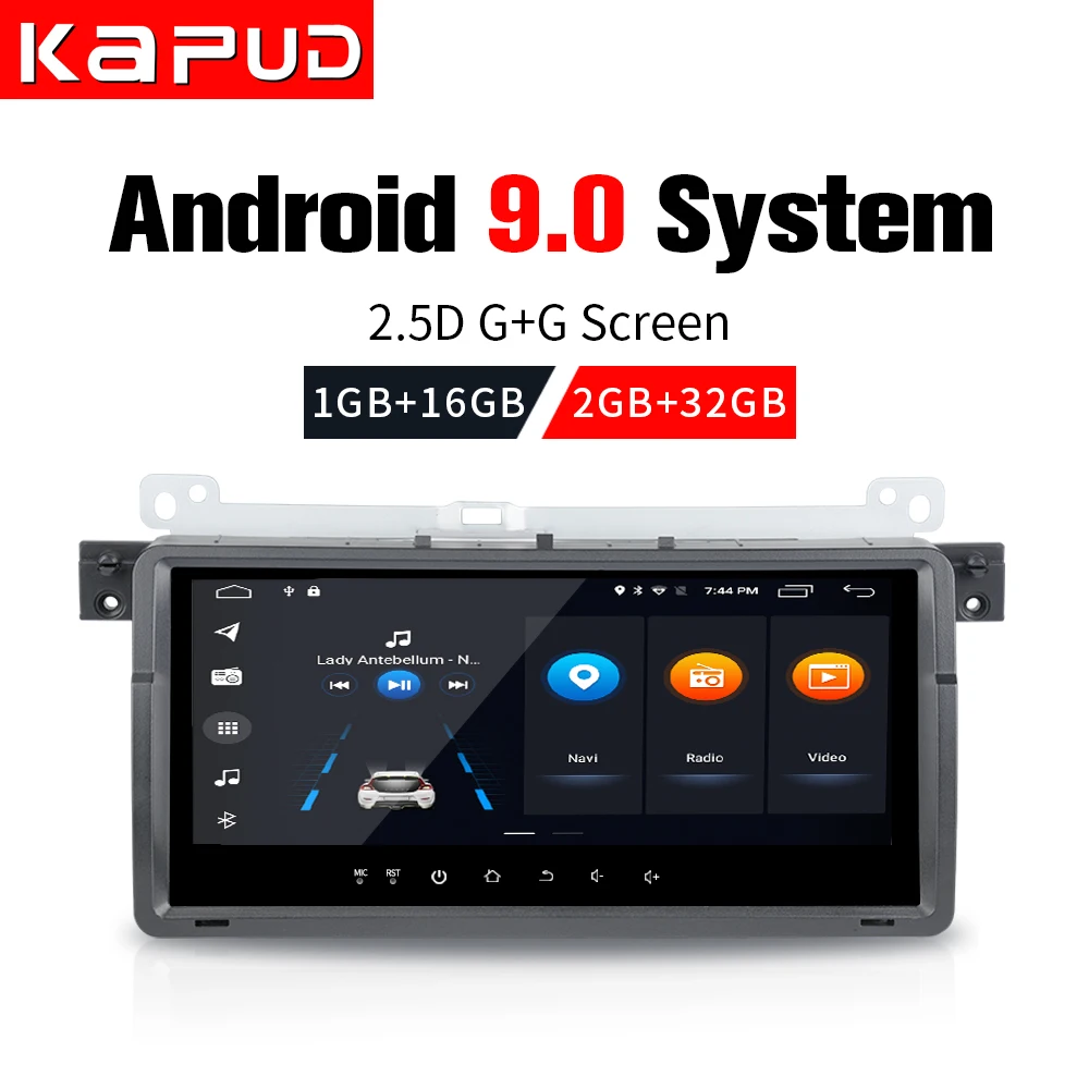 

Kapud Original Car Multimedia Player 8.8 No DVD Stereo System GPS Wifi BT SWC Quad Core for BMW E46/M3/Rover 75/MG ZT/3 Series