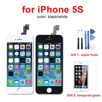 

OEM Tianma LCD Add Tools for iPhone 5S 5 5C SE Display with Touch Screen Digitizer Assembly for iPhone 5S LCD Screen