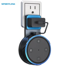 Точечное настенное крепление на выходе, вешалка с зажимом, usb-кабель для Amazon Echo Dot 2-го поколения, фиксированные крепления на стену для зарядки