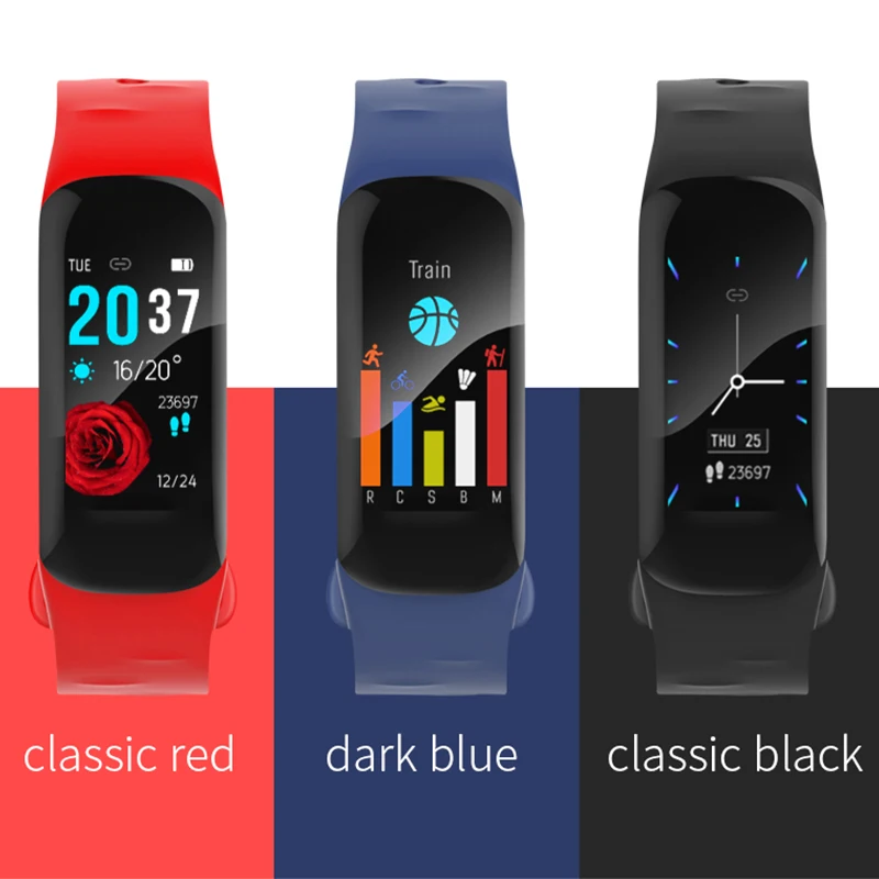 Smart Браслет сердечного ритма Смарт Браслет smartwatch Калорий, Шагомер Спорт трекер умный Браслет Водонепроницаемый лучший подарок для друга