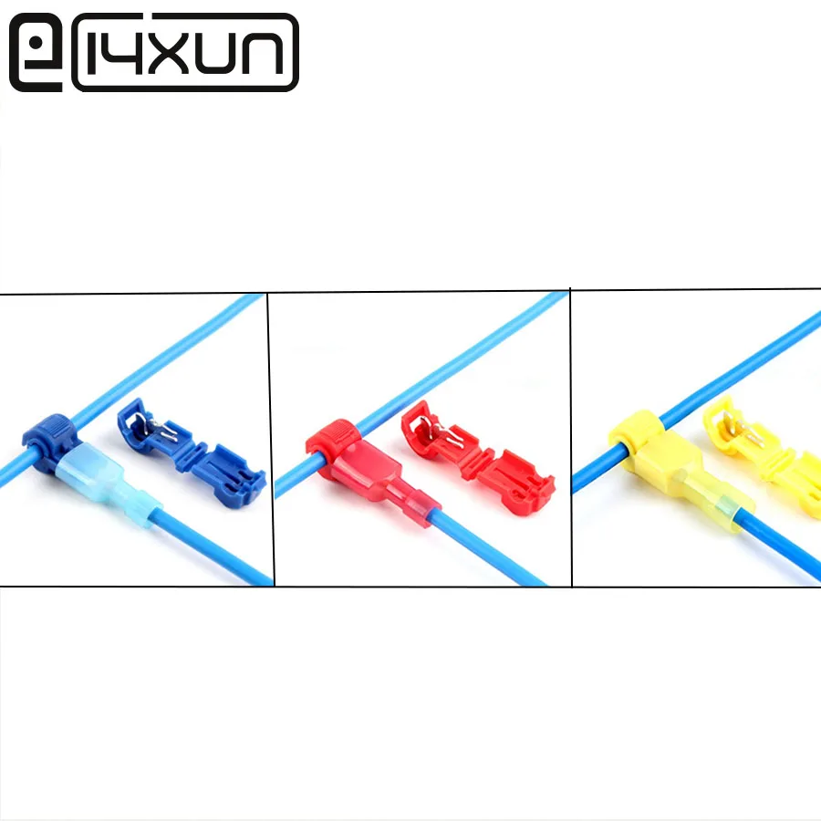 Eclyxun 2 шт. Т образный 20 12AWG проводной Кабельный разъем обжимные клеммы Шотландский