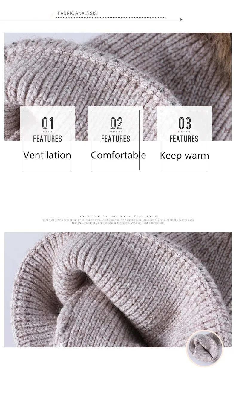 Шапка бини женская зимняя Осенняя мягкая шапка Skullies Beanies со стразами Вязаная Шерстяная Шапка Повседневная модная женская теплая шапка s