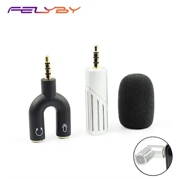 

Convenient Professional Microphone Mini Rotary Mini Condenser Microphone Mobile Microphone Recording for Call Recording