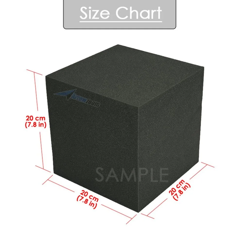 Arrowzoom 7," x 7,8" x 7," мини-угловой кубический пенопласт студийная панель Звукопоглощающая акустическая обработка