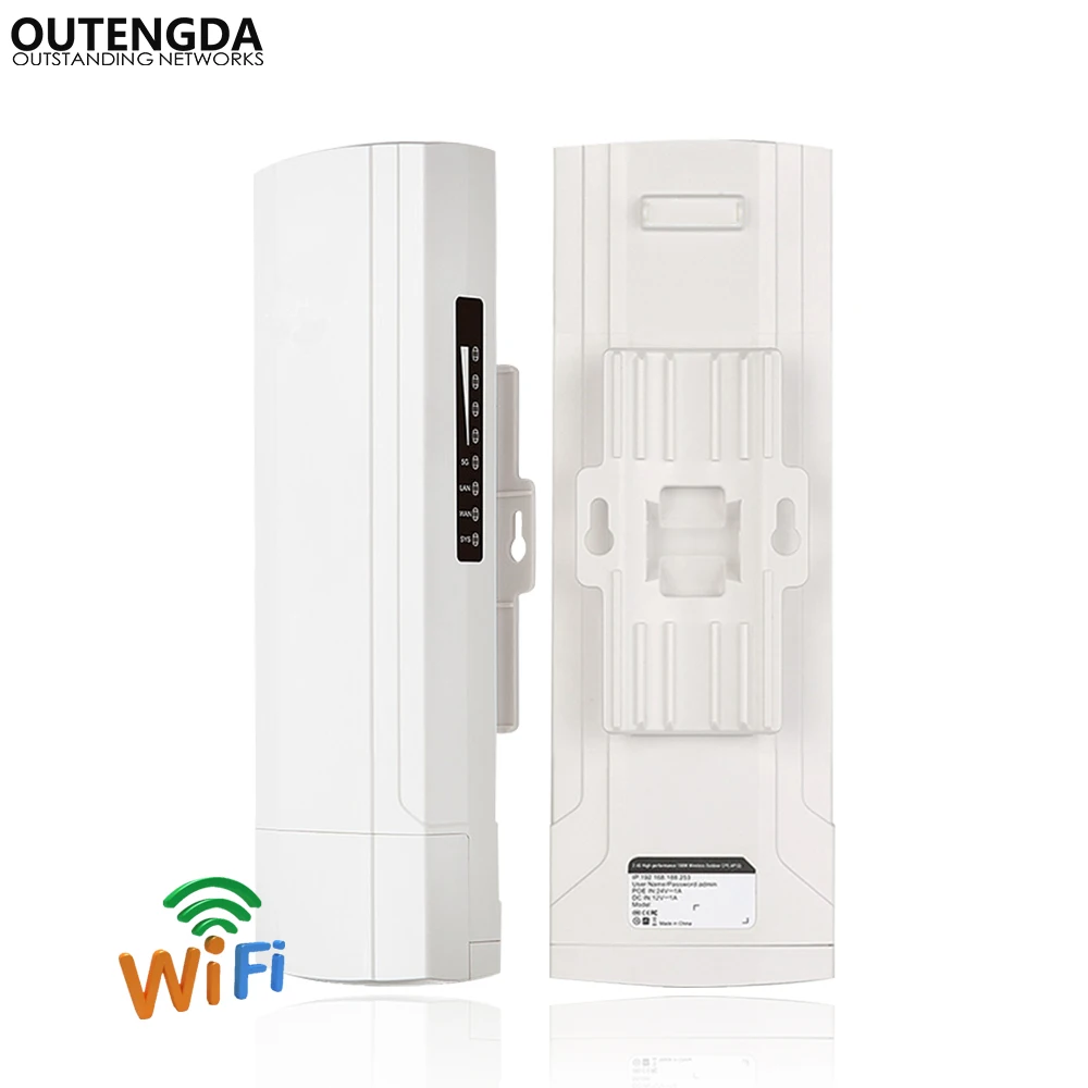 

450Mbps 3Km Outdoor CPE AP 5.8Ghz WiFi Bridge Router Wireless Wi-fi Repeater Built-in 14dBi Antenna with Poe Adapter