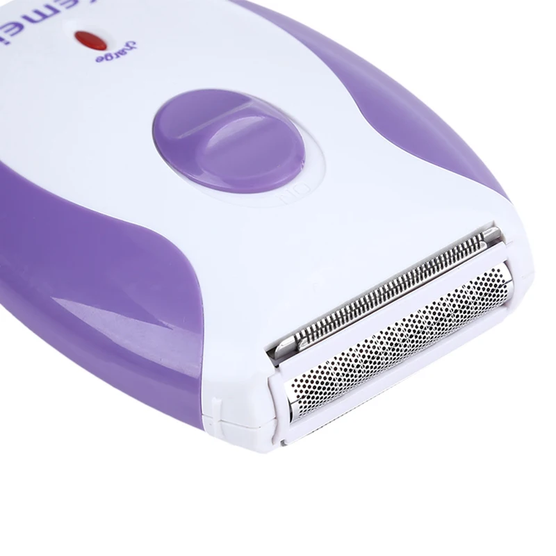 Depilador elétrico portátil barbeador recarregável feminino biquíni