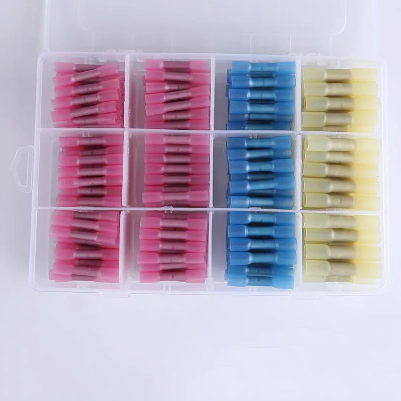 

200pcs Electrical Waterproof Heat Shrink Wire Connectors Assorted Crimp Terminals Set MDJ998