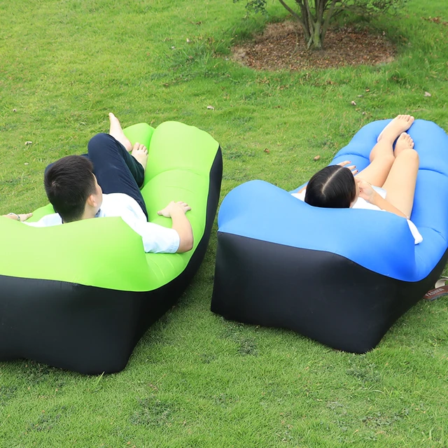 Bean Bag Chair Fast Inflatable Camping Sofa Lazy Sleeping Lay Bean Bag Chair Fast Inflatable Camping Sofa Lazy Sleeping Lay Banana Air Bed Lounge
