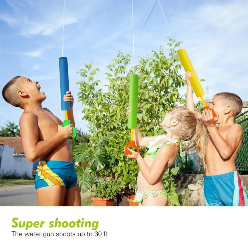 

Foam Water Soakers Pistol Shooter Super Cannon Toy For Kids Children Beach Water Park Water Guns Water Safety Powerful Shooter