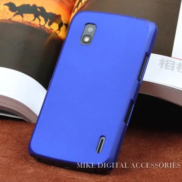 Высококачественный разноцветный роскошный прорезиненный Матовый Жесткий чехол для телефона для LG Google Nexus 4 E960
