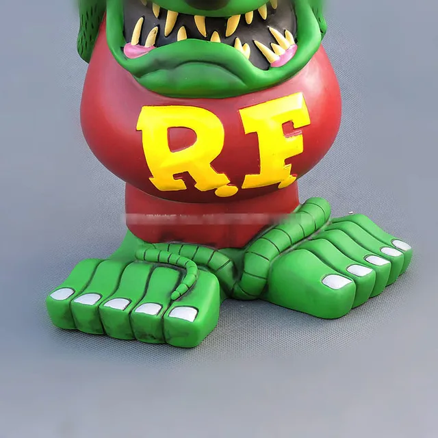ラットフィンク　VINYL MODEL KIT Rat Fink 33cm Classic Green Vinyl Big Model Doll Ornament