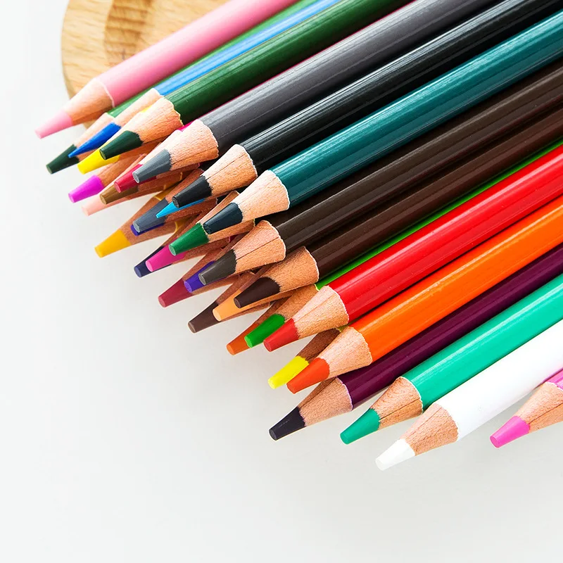 Billig DELI HB Farbe Bleistift Kunst Färbung Malerei Holz Farbige Bleistifte 24 36 48 72 Farben Farbige Bleistift geschenk Box Set Malerei Versorgung