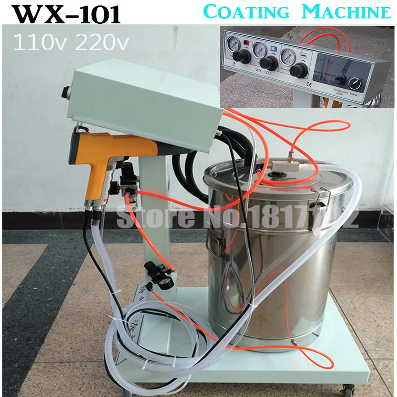 

Electrostatic Powder Coating machine WX-101 Electrostatic Spray Powder Coating Machine Spraying Gun Paint AC 110v 220v,ship DHL