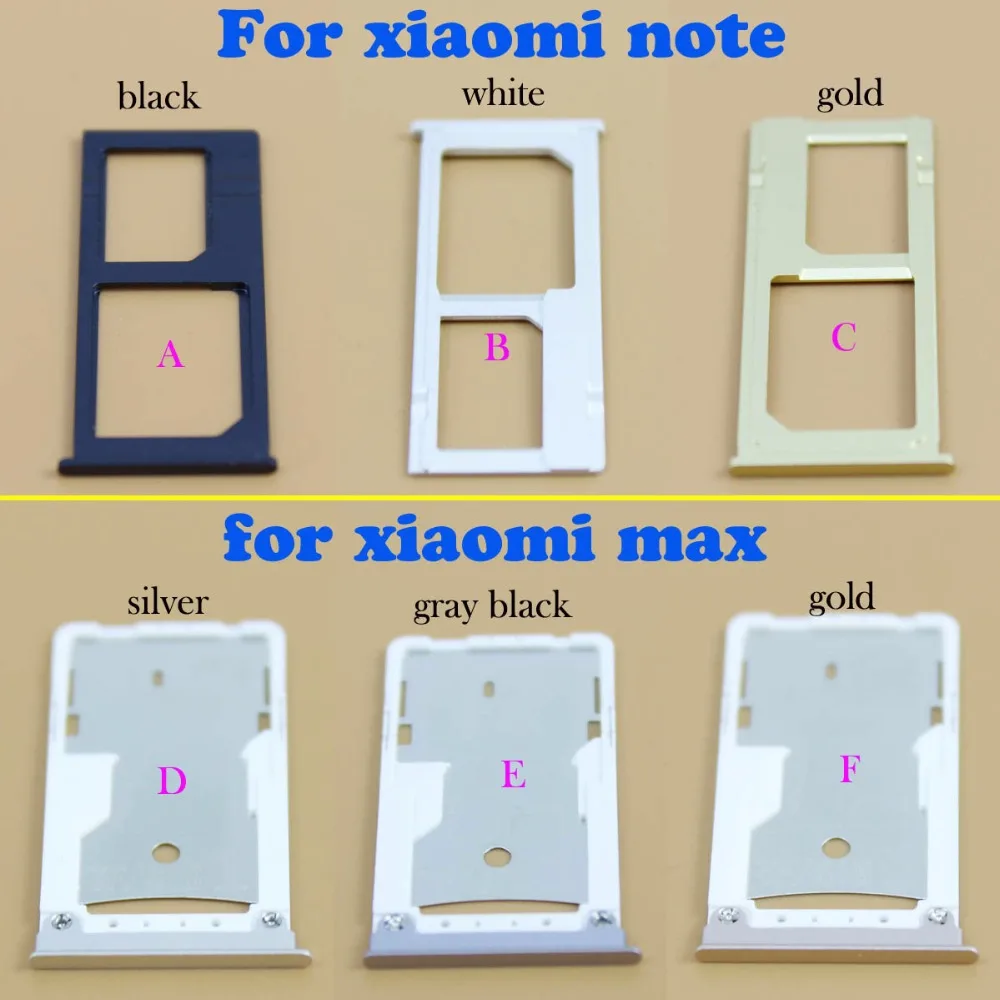 YuXi новый держатель слота для sim-карты xiaomi MI MAX mi note запасные части | Мобильные
