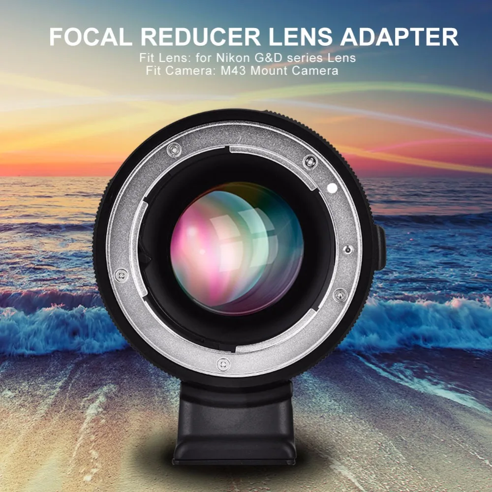 

Viltrox NF-E 0.71X Focal pentax Reducer Manual Focusing Lens Adapter Photography Accessory