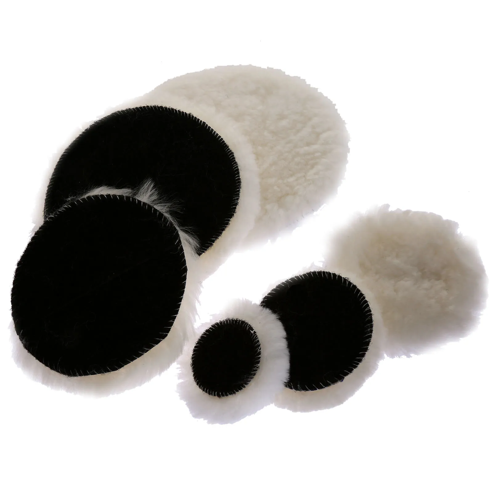 DRELD 2Pcs Wool Grinding Buffing Polishing Pad Disc Polish ...