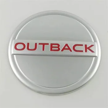 

ABS Chrome Tank Cover For Subaru Outback 2015 Exterior Stickers Car Accessories Auto parts Car-Styling gas oil Decoration Red