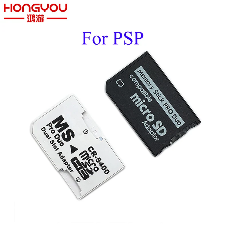 20Pcs SD TF to Memory Stick MS Pro Duo For PSP 1000 2000 3000 Card Dual
