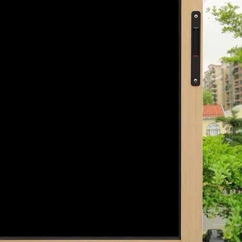 

152cm*500cm 0% Light Transmission Black House Window Sticker Solar Tint Window Film UV Reflective PET Film 60''x196.8''