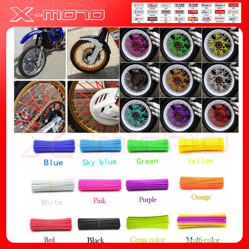 72 Universal Motorcycle Dirt Bike Enduro Off Road Wheel Rim Spoke