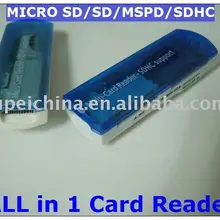 Все в одном USB 2,0 Устройство чтения карт памяти SD/MS Pro Duo/micro SD/M2/SDHC