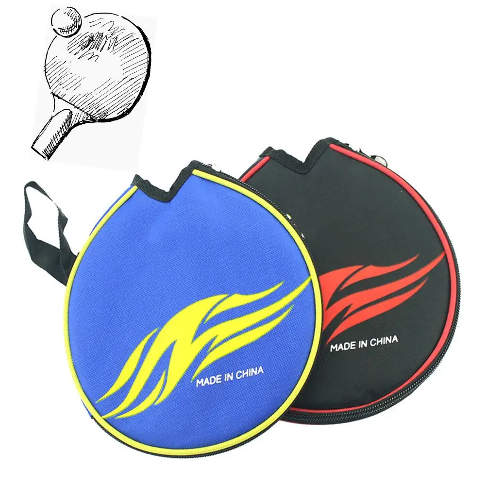 مضرب تنس الطاولة الإحترافى حالة دائرة شكل بينغ بونغ مجداف حاوية حقيبة تنس طاولة اكسسوارات منخفضة السعر مضرب تنس الطاولة الإحترافى حالة دائرة شكل بينغ بونغ مجداف حاوية حقيبة تنس طاولة اكسسوارات منخفضة السعر