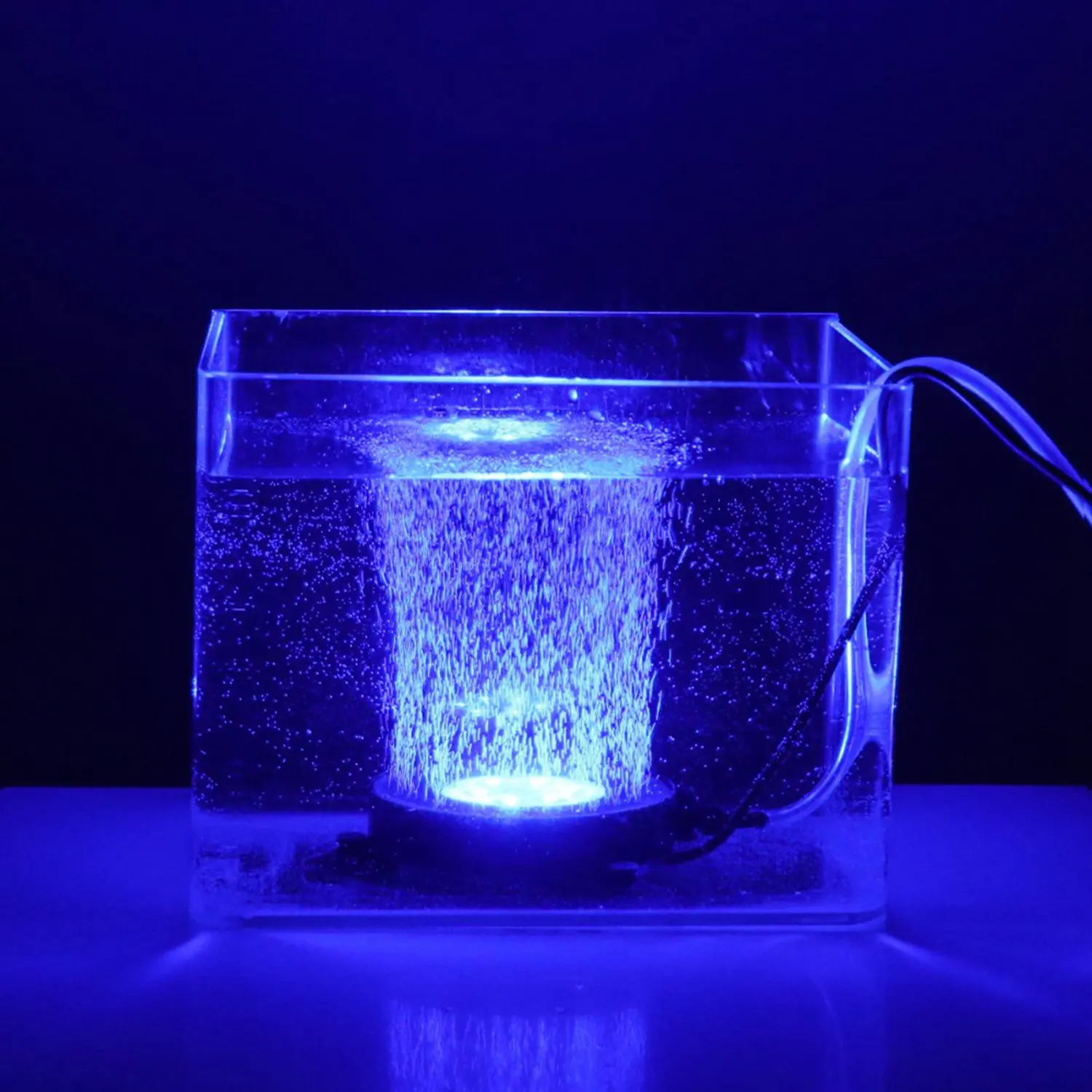 

SDFC-7colors Waterproof LED Light Multi Color Fish Tank Lamp Submersible Mini Aquarium Lights Bubble Aeration Disc lighting