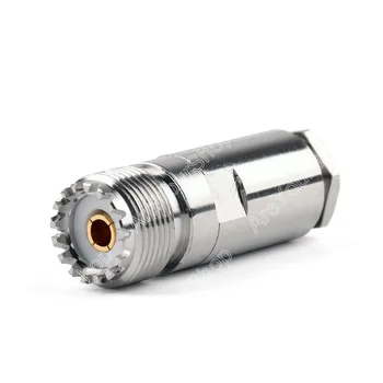 

Areyourshop Connector SO239 UHF Female Plug Jack Clamp Connector for RG5 RG6 5D-FB LMR300 Cable 50ohm 10Pcs/Lot