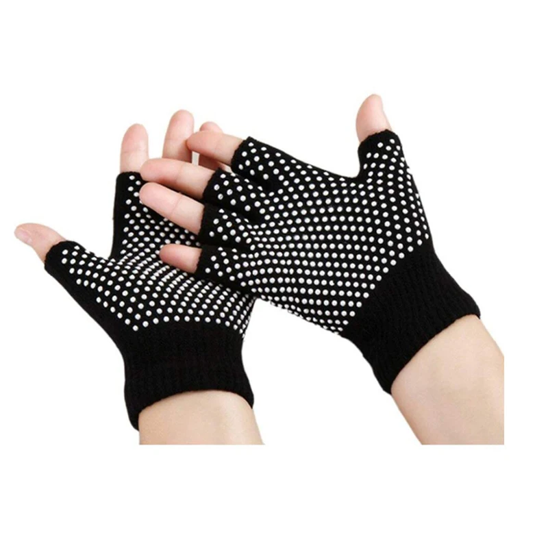 WomenMen Training Gym Gloves Body Building Sport Fitness Weight Lifting Gloves Soft Yoga Gloves Non-Slip Fingerless Design      (3)