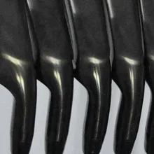 SUS 316 BLACK iron golf forged iron golf club 4-9, P,a set of 7 R / S head cover steel rod free shipping