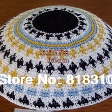 Высокое качество ручной вязки YARMULKE DMC KIPPAH KIPPOT 2 шт./лот