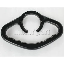 Мотоцикл с ЧПУ Алюминиевый задний пассажирских рукоятка Топливный бак газа захватить власть для Kawasaki Ninja 300 250 2013- черный