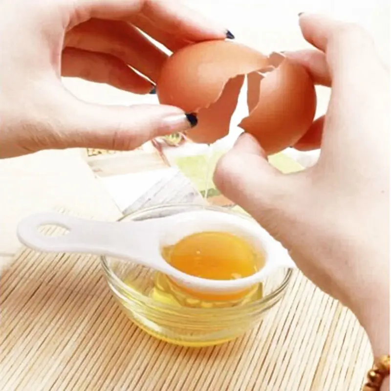 

Eco Friendly Good Quality Egg Yolk White Separator Egg Divider Egg Tools PP Food Grade Material Free Shipping