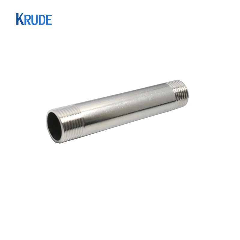 20mm ID Straight Tube Joint Stainless Steel Pipe Fitting Pipe Connector