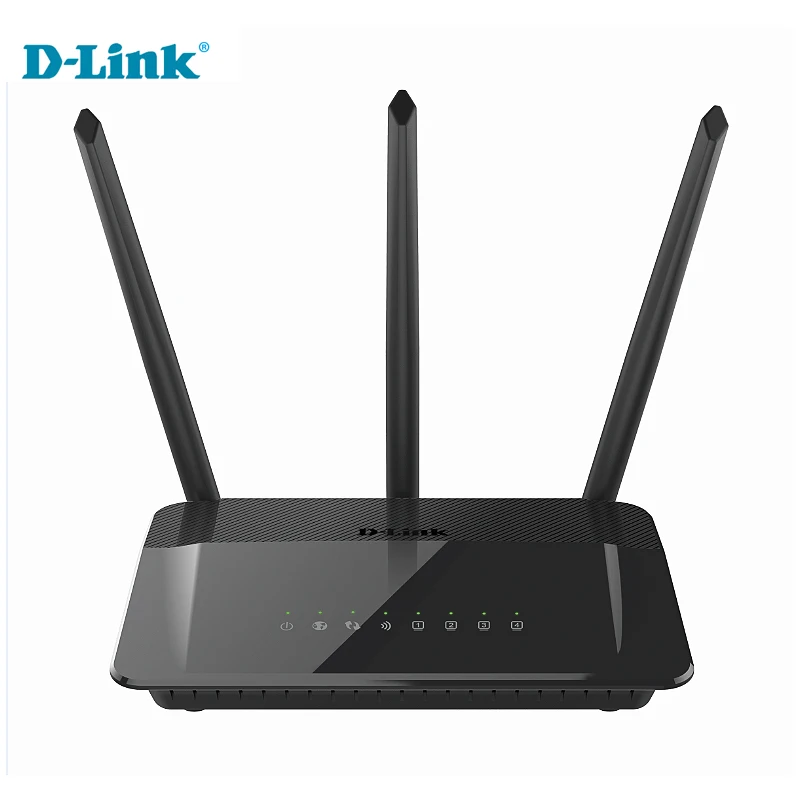 D-Link 1750Mbs 5 г модем дома волокно Wi-Fi роутера DIR-859 русский и английский микропрограммное обеспечение 2.4 г/ 5 ГГц Smart Гигабитный беспроводной маршрутизатор