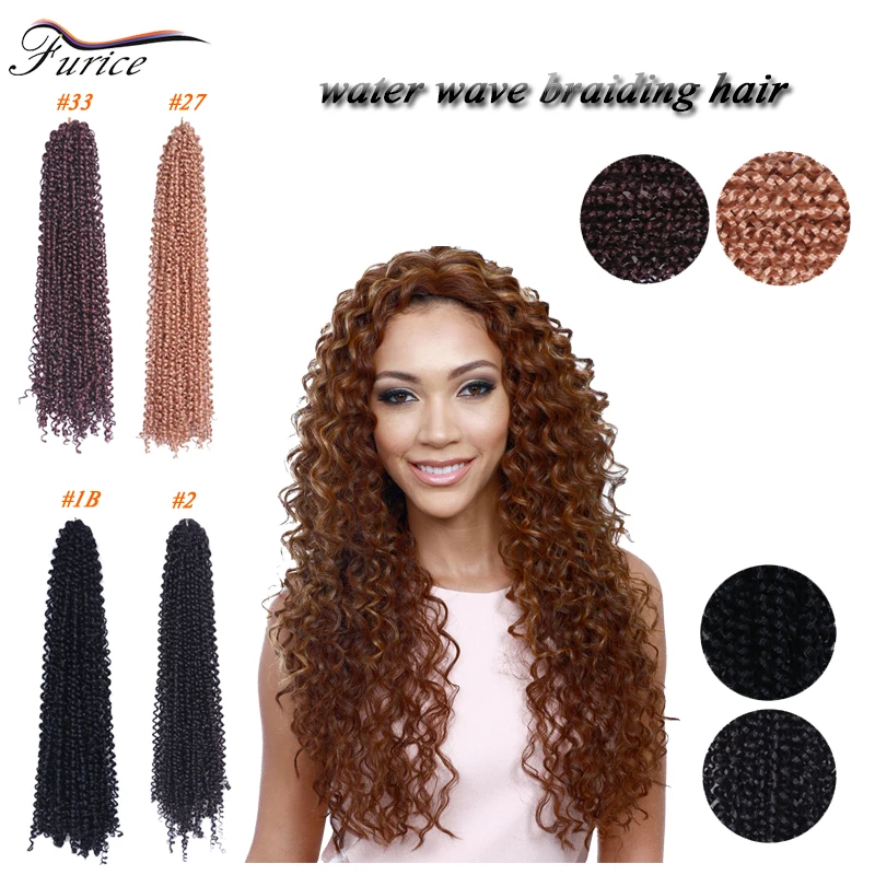 Marley Braid 18inch Deep Twist Crochet Hairstyle Freetress Water
