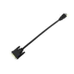 Высокое качество 30 см HDMI Мужской к DVI 24 + 5 переходник с внутренней резьбой короткий кабель для LCD DVD HDTV xbox PS3