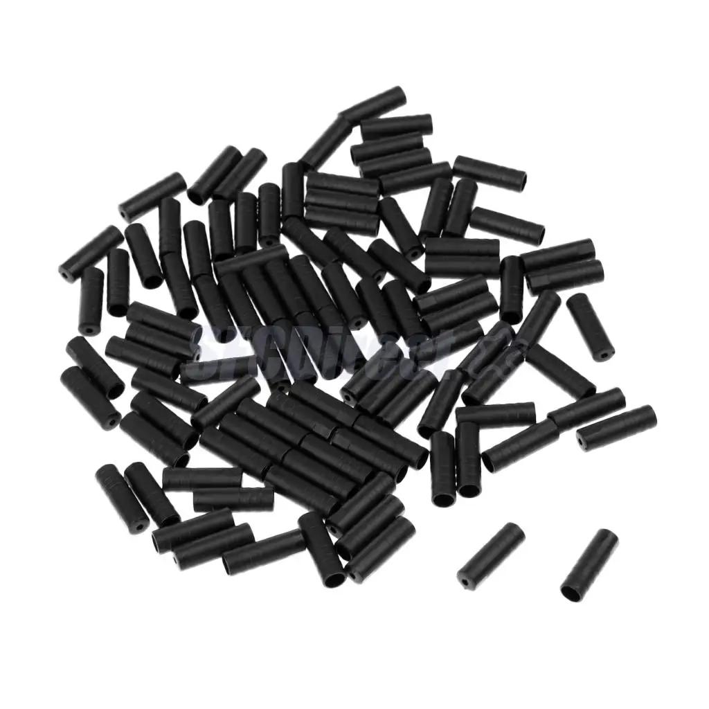 

100Pcs Bike Bicycle Shift Cable End Caps Shifter Housing Wire Line Tube Shifter Housing Ferrules 4mm