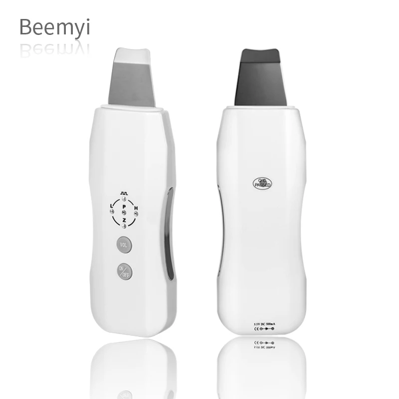 Rechargeable Ultrasonic Face Skin Scrubber Facial Cleaner Peeling Blackhead Removal Exfoliating Pore Machine | Красота и здоровье
