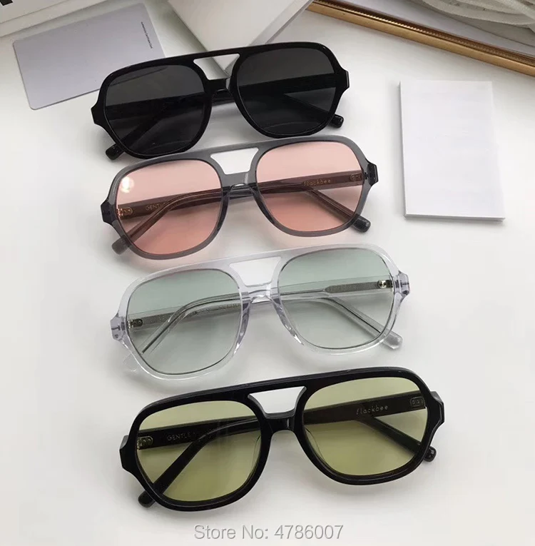 Новые градиентные поляризованные солнцезащитные очки из ацетатного волокна очки мужские и женские для вождения антибликовые нежные брендовые высококачественные солнцезащитные очки с лягушкой