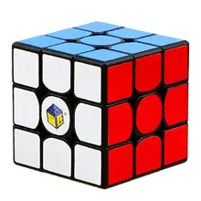 Cuber speed Yuxin Little Magic 3x3 черный скоростной куб Yuxin 3x3x3 волшебный куб головоломка
